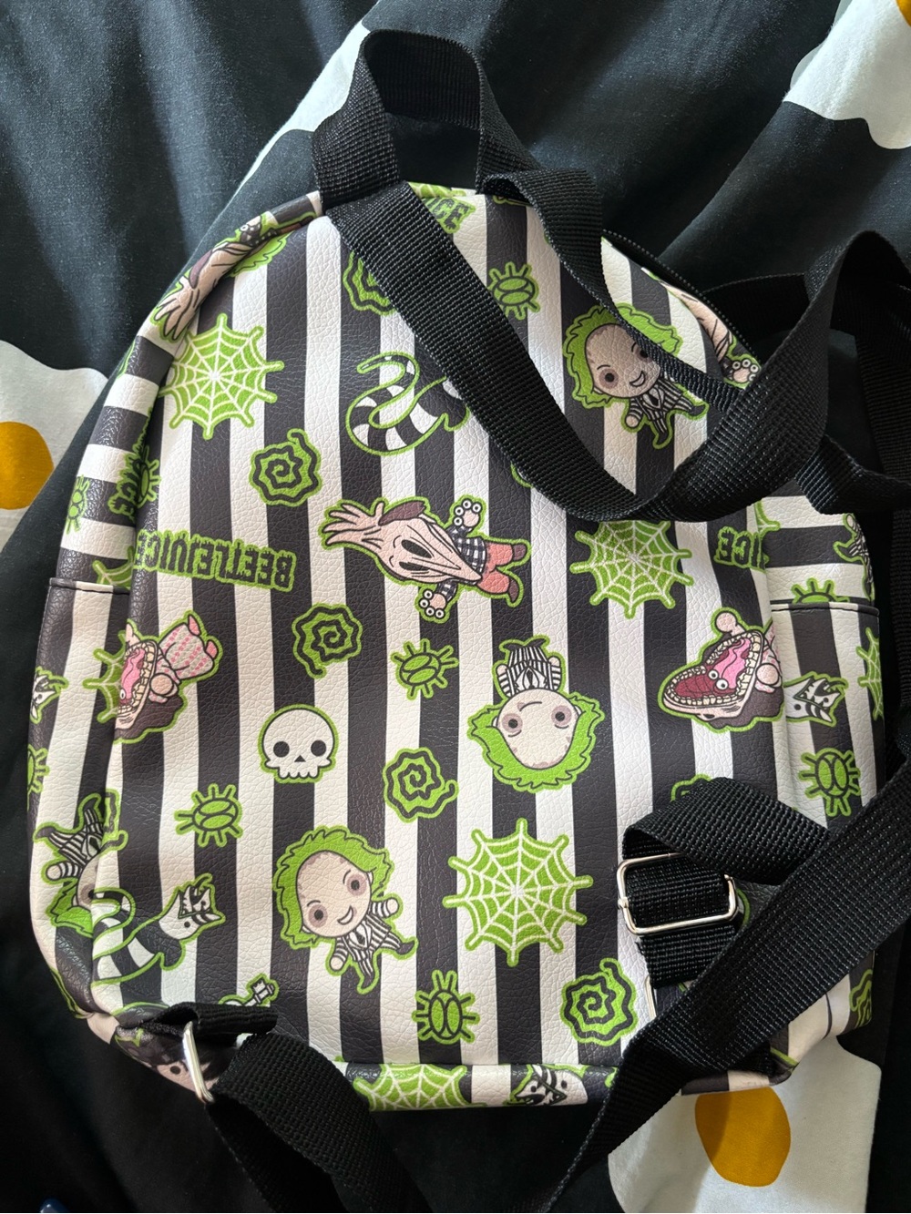 Chibi Beetlejuice Backpack - Picture 2 of 3